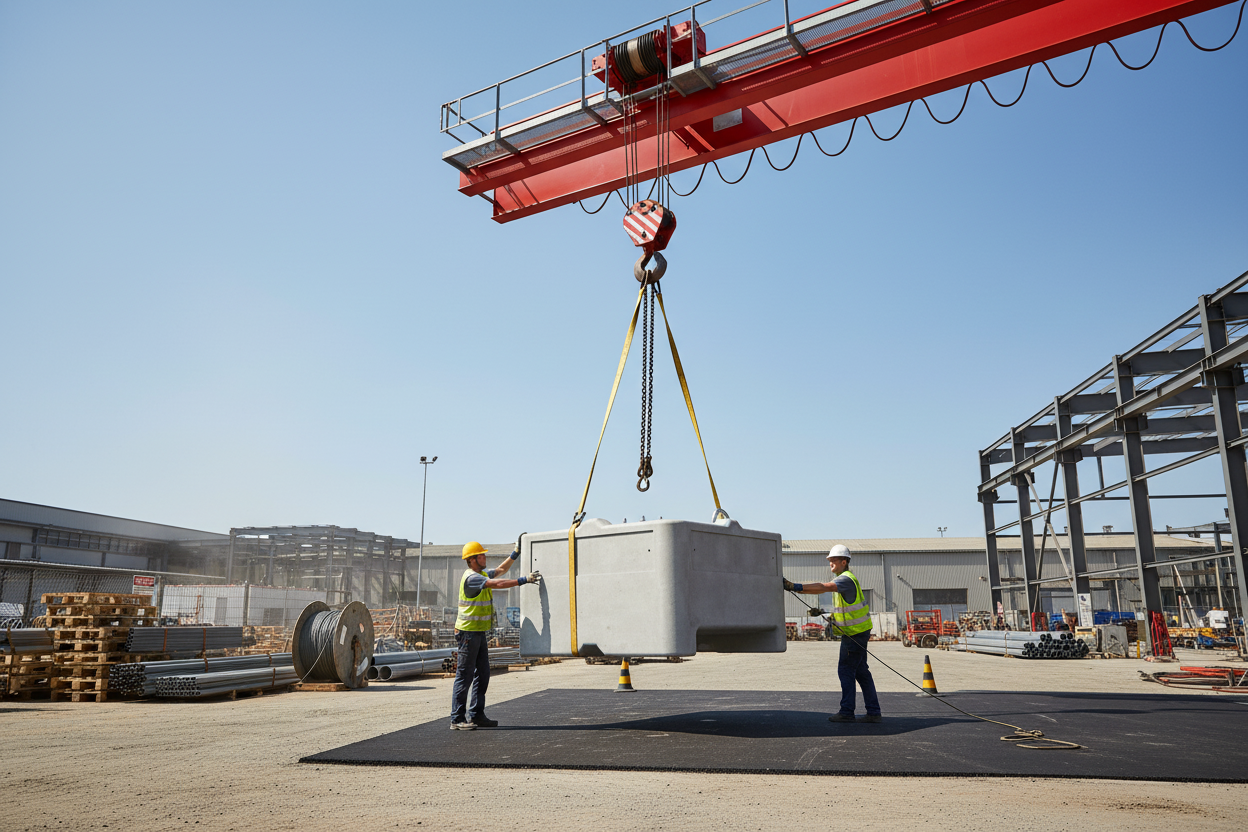 Heavy Duty Concrete Mounting Base – 600 kg for Traffic Signs with Customization Options