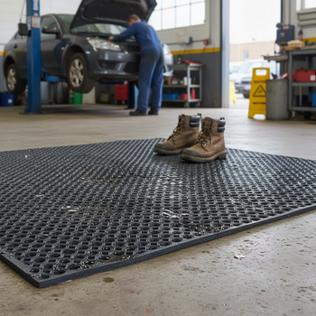 Premium Heavy Duty Anti-Slip Matting 100x150cm for High Traffic Areas with Modular Clip System and Anti-Fatigue Properties
