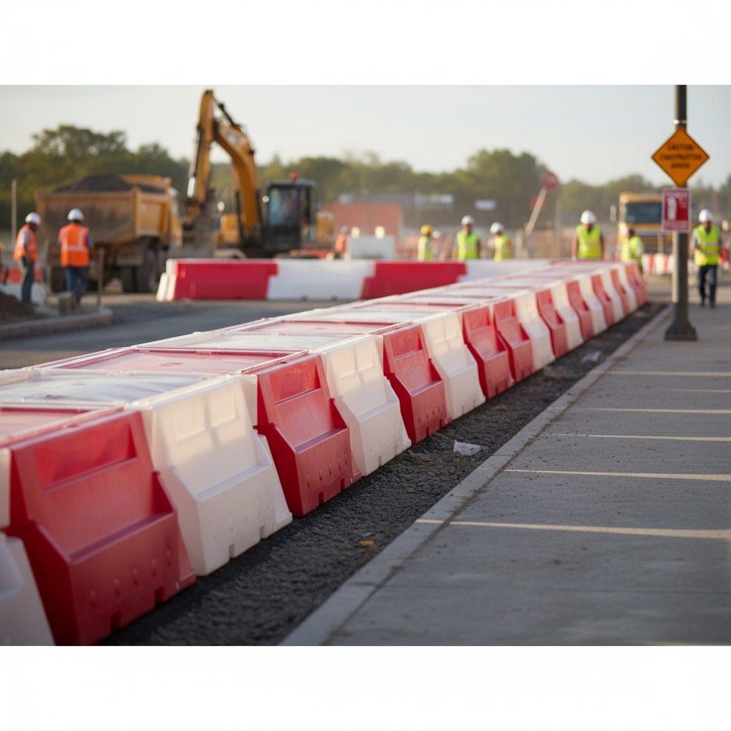 Heavy Duty Water Filled Barrier 2m Tall with Interlocking Design and High Wind Resistance for Site Security | Barriers Co