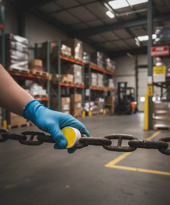 Premium Chain Reflector for Enhanced Visibility - Easy Attachment to Existing Chains