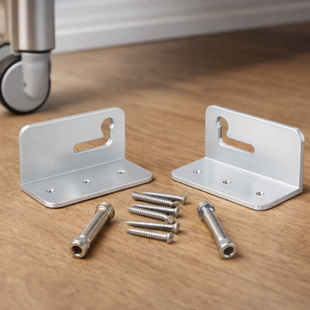 Fixing Plate and Screws – Left & Right – RollAble Ramp Accessory