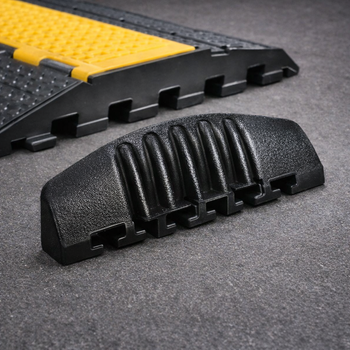 Cable Protector End Ramp – Black – Easy Fit – Indoor/Outdoor