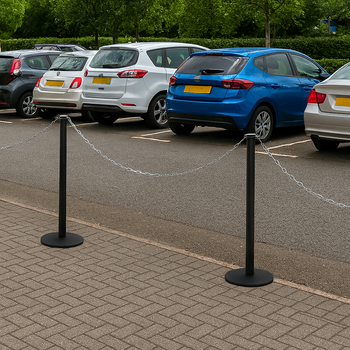 6mm Galvanised Steel Barrier Chain – 10m Heavy-Duty Safety Chain for Construction, Warehouses & Car Parks