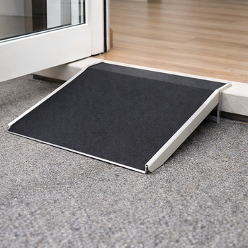 Bridge Threshold Ramp – Black – 30-75mm Height – Wheelchair Use