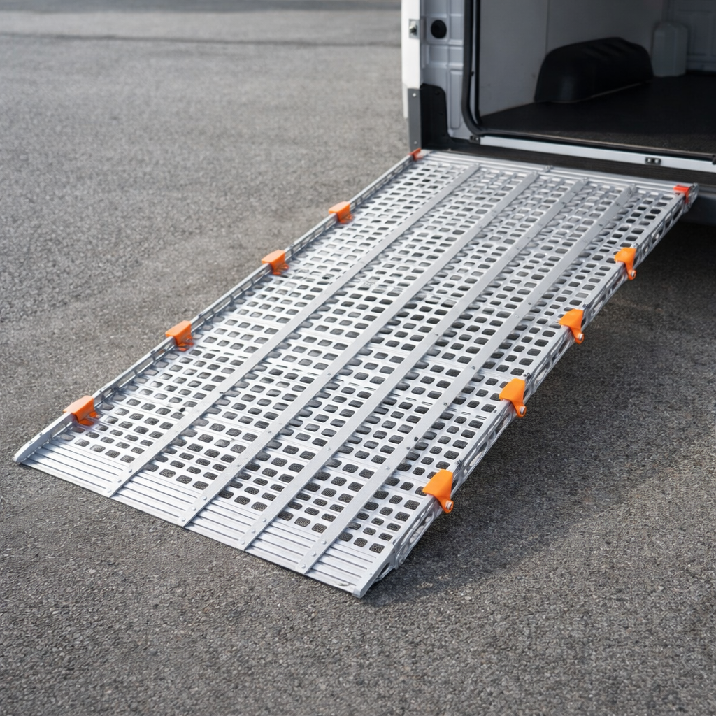 Rollable Loading Ramp – 685mm Wide – Aluminium, 453kg Capacity – Indoor & Outdoor Use