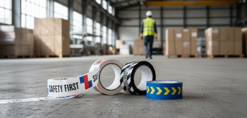 Premium Custom Printed Barrier Tape 250m x 75mm - Lightweight, High-Visibility for Events and Construction Sites