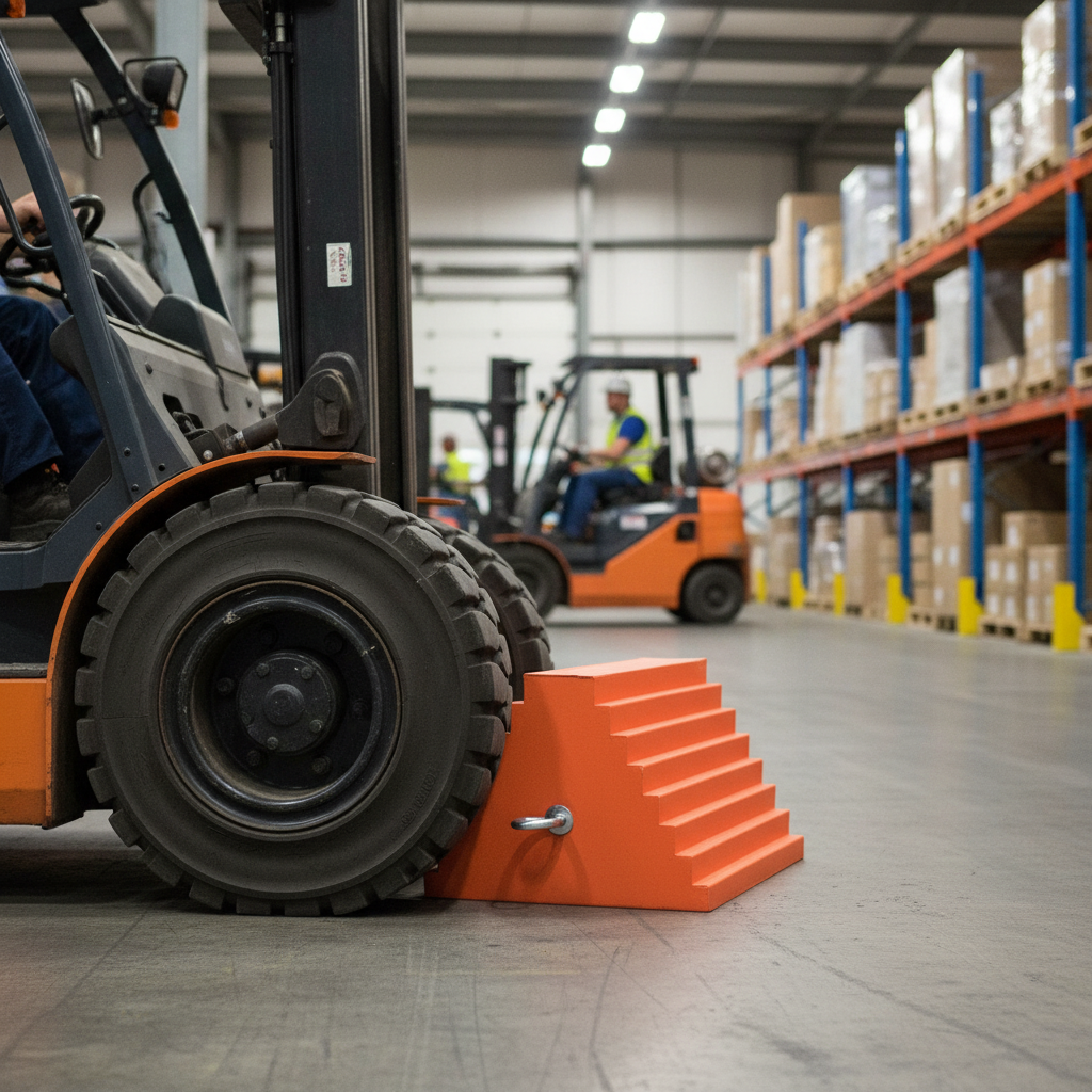 Premium General Purpose Wheel Chock with Pyramid Design for Improved Traction and Heavy Load Capacity