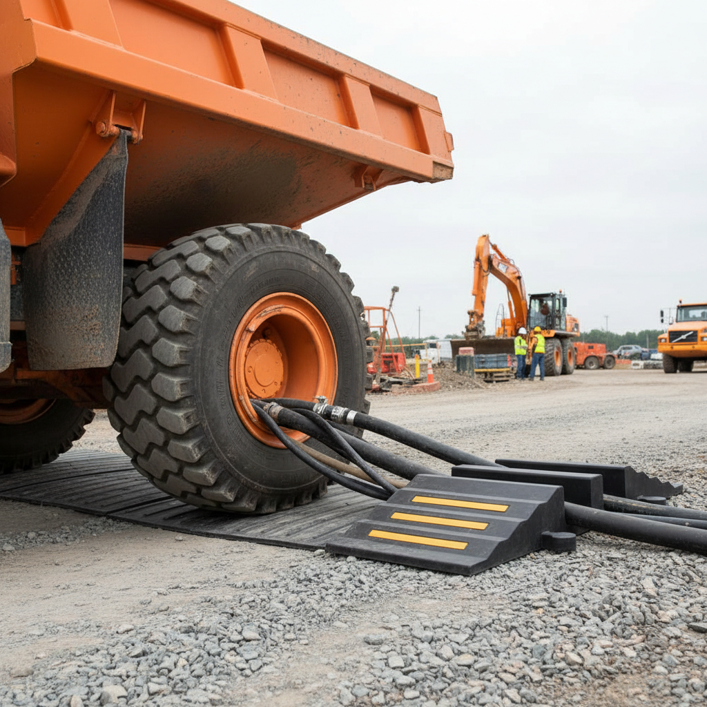 Premium Heavy Duty Hose and Cable Protector – Two Channel Design, Reflective Safety Markings for Indoor and Outdoor Use