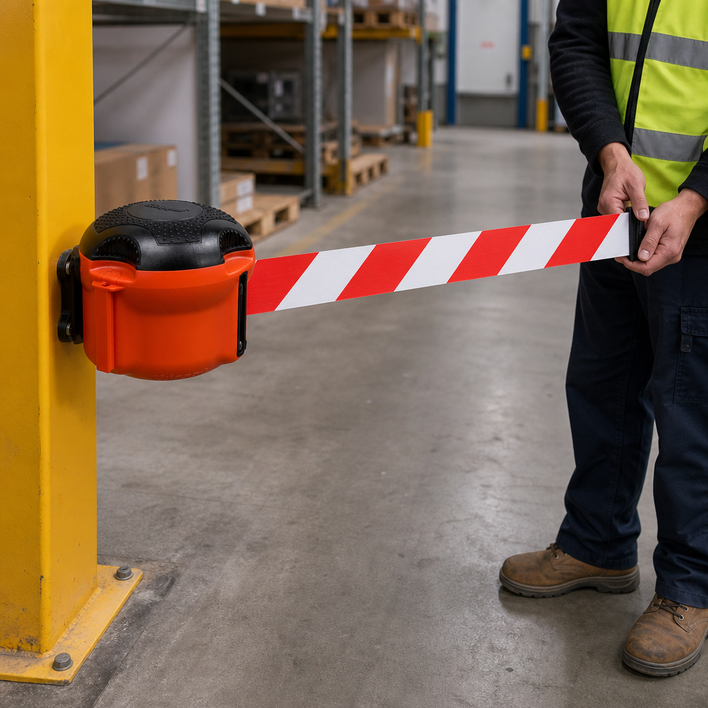 Retractable Barrier for Versatile Use