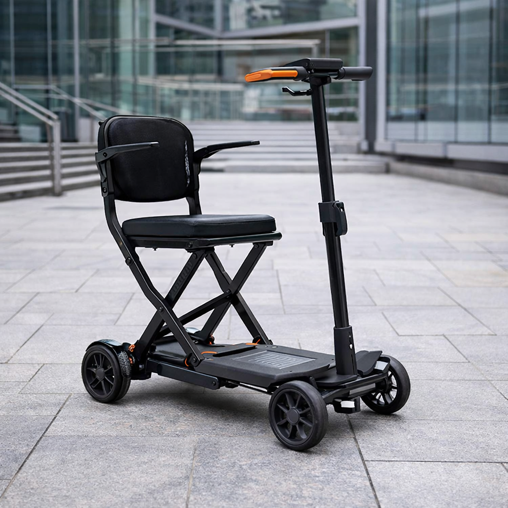 Carbon Fibre Mobility Scooter – 9.4 Mile Range – Indoor/Outdoor Use