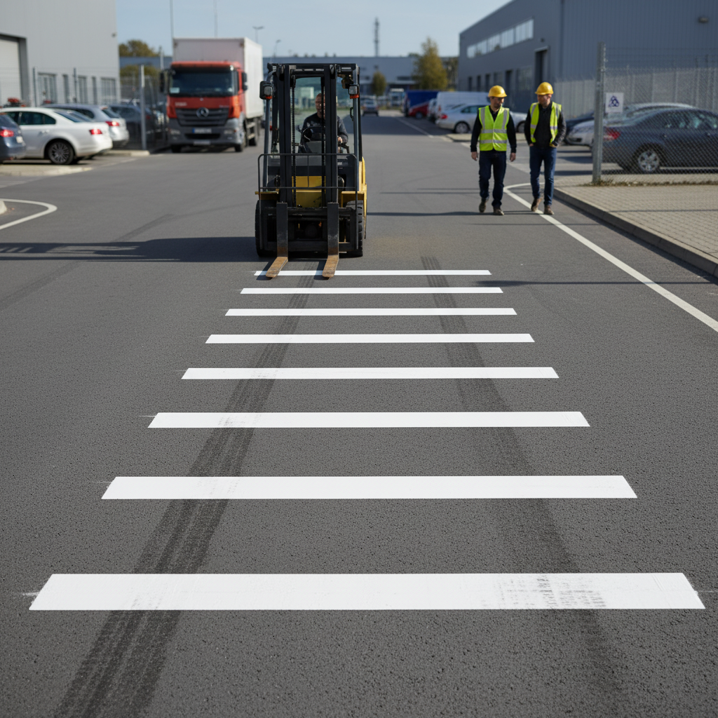 Premium Preformed Thermoplastic Marking Lines - Durable, Traffic-Ready, and Fast Installation for Asphalt and Concrete