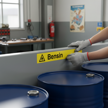 Premium Safety Warning Sign for Gasoline - Durable Materials and Multiple Sizes for Professional Use