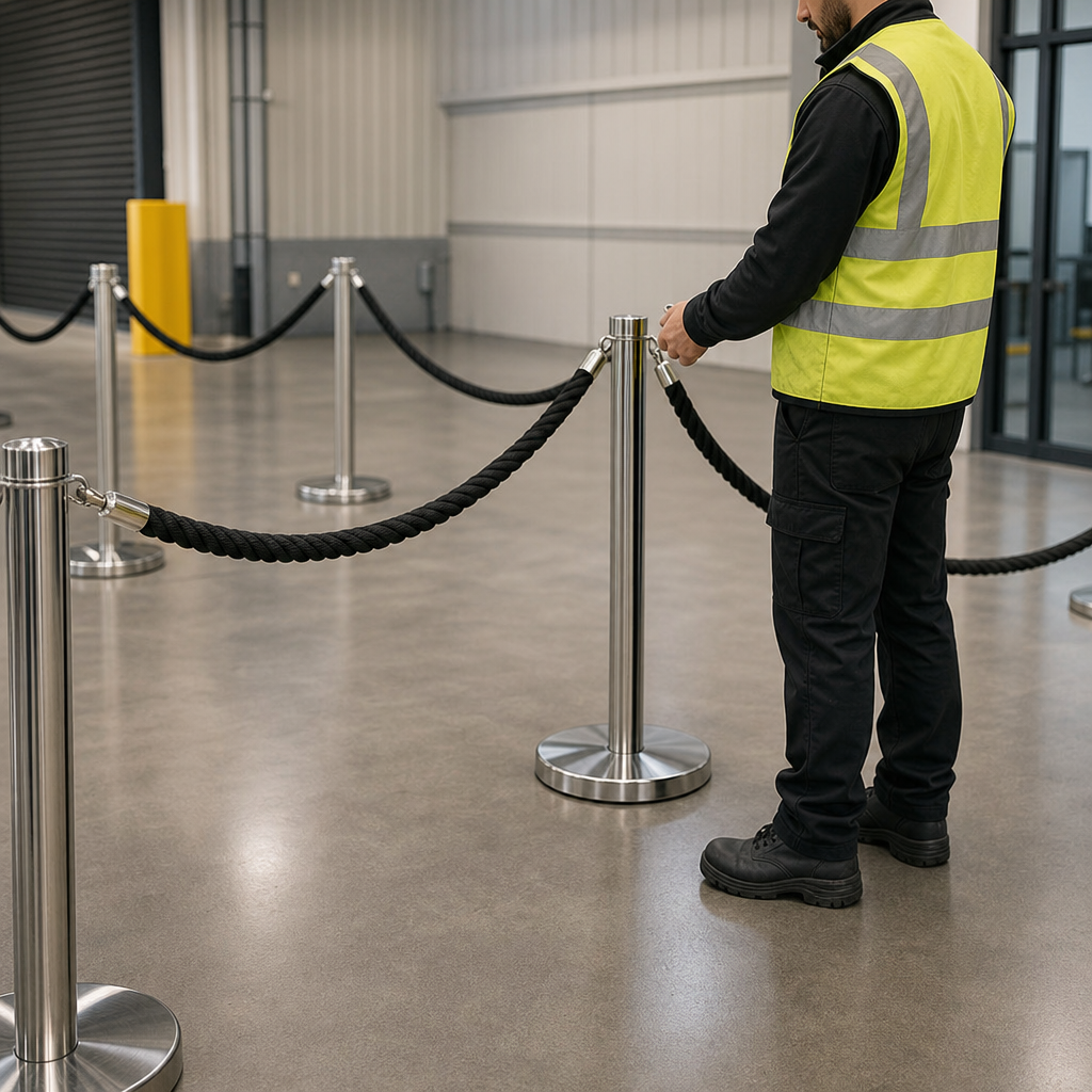 Premium Polypropylene Barrier Rope with Snap Ends for Event Management