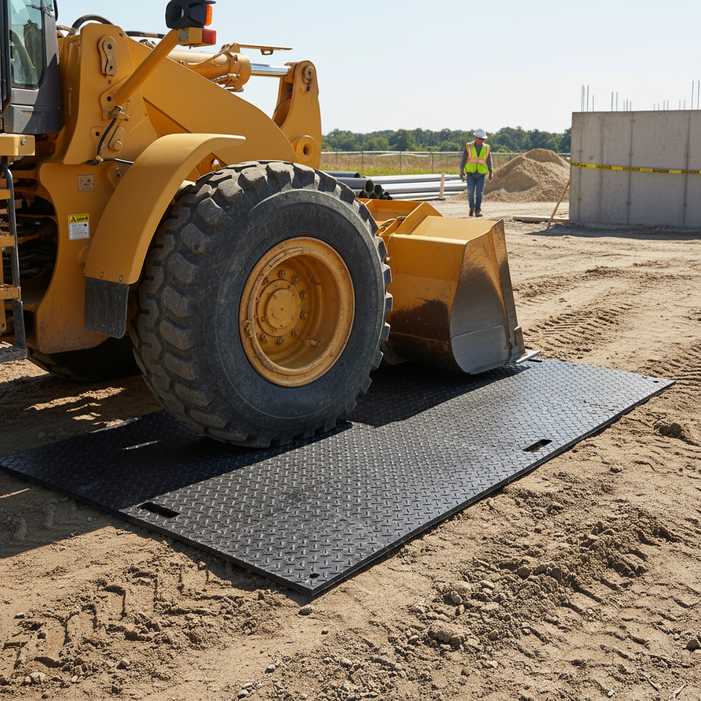 Premium Medium Duty Ground Protection Mat with 30 Ton Load Capacity, Lightweight and Reusable Design for... | Barriers Co