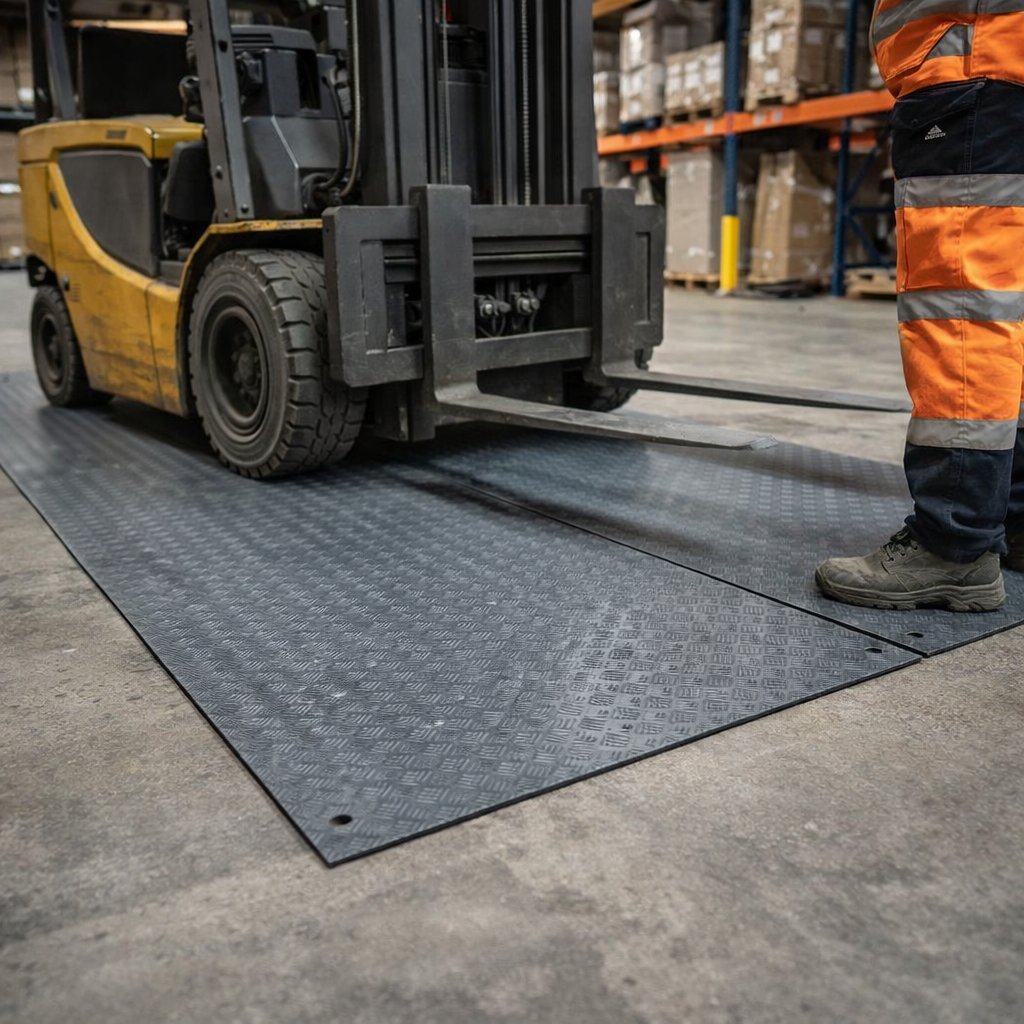 Ground Protection Mat – 1220mm x 2440mm x 11mm – Heavy Duty – Events & Construction