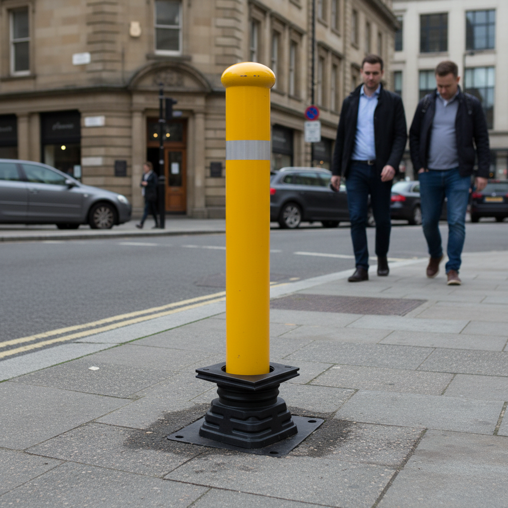 Premium Socket Fitting for Removable Street Bollards - Secure and Durable Installation Solution