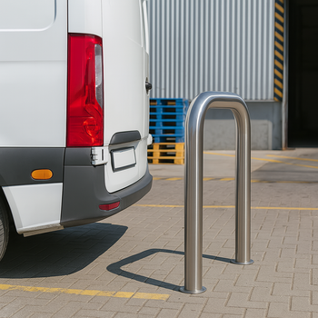 76mm BarriLift Hoop Barrier with Key Lock – Heavy-Duty Galvanised or 304 Stainless Steel | Pedestrian & Vehicle Access Control