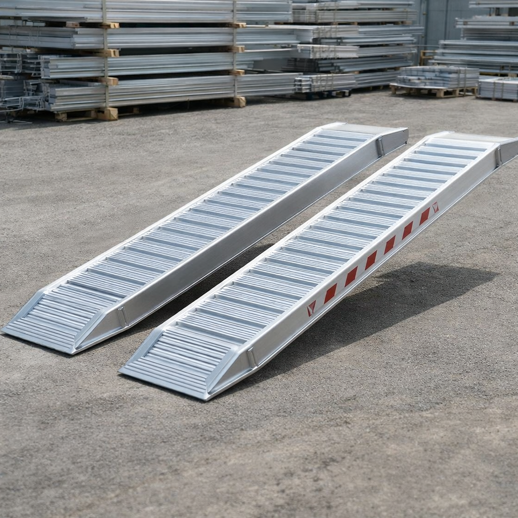Aluminium Loading Ramps – 5000x400mm – 2290kg Capacity – Plant & Mini Digger