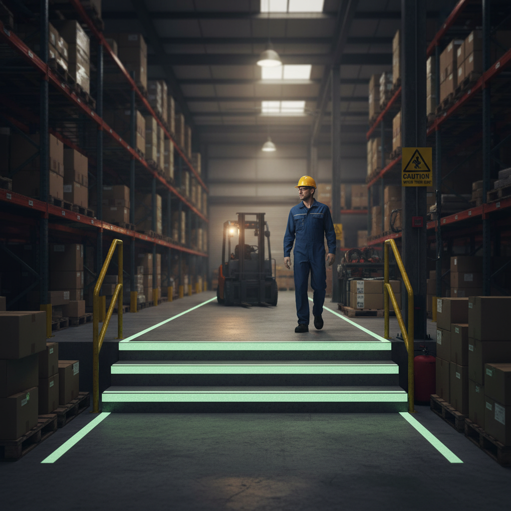 Premium Glow in the Dark Anti-Slip Tape – High-Performance Safety Solution for Stairways and Walkways