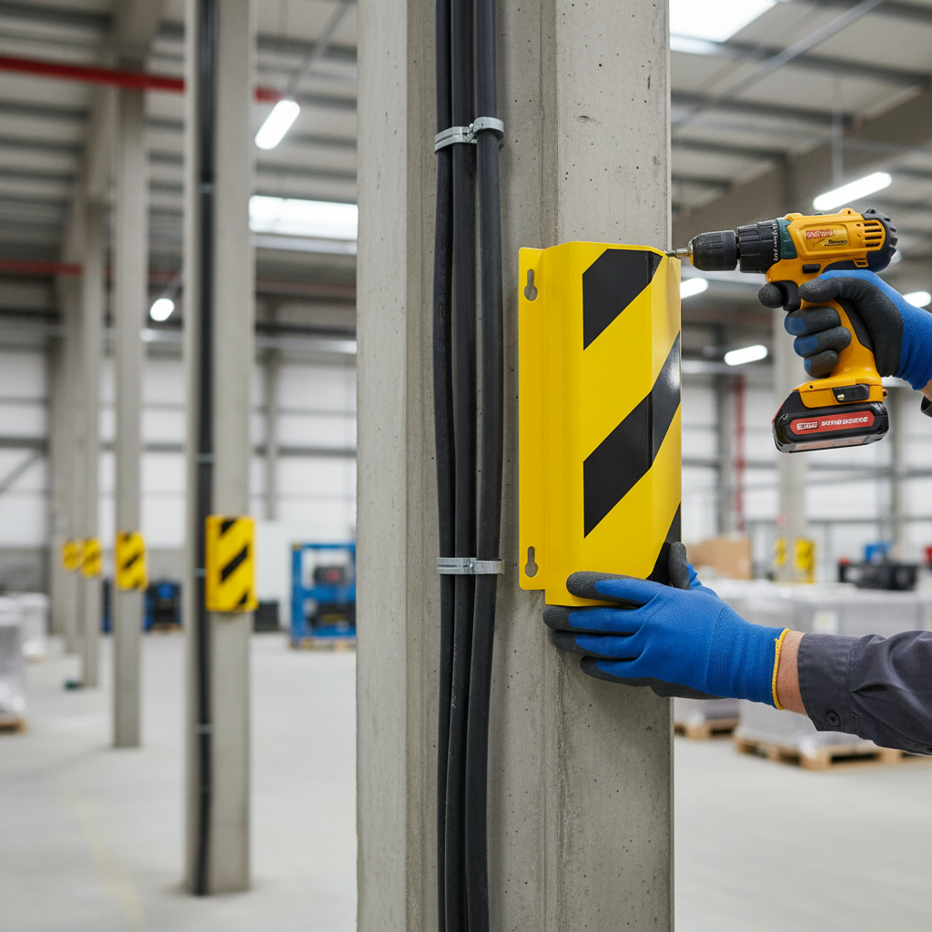 Premium Wall-Mounted Cable and Pipe Protector - Compact Design with Durable Steel Construction and Easy Installation