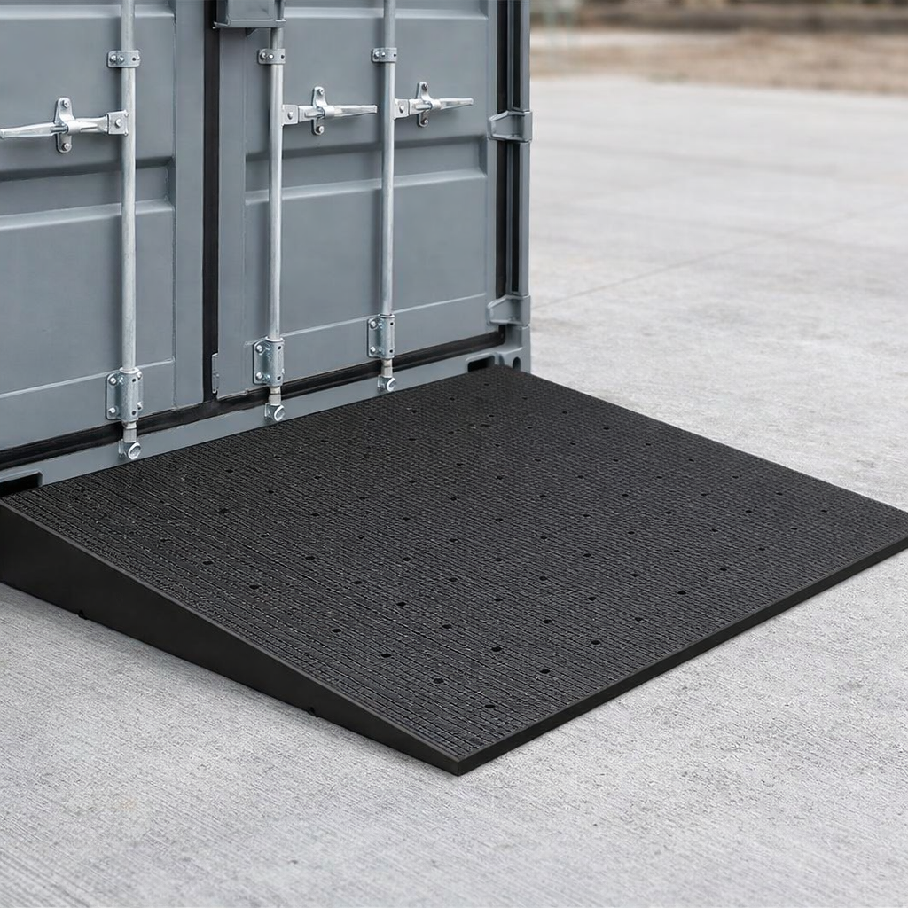Container Ramp – 1250mm x 2200mm x 150mm – Heavy Duty – Ground Level Access