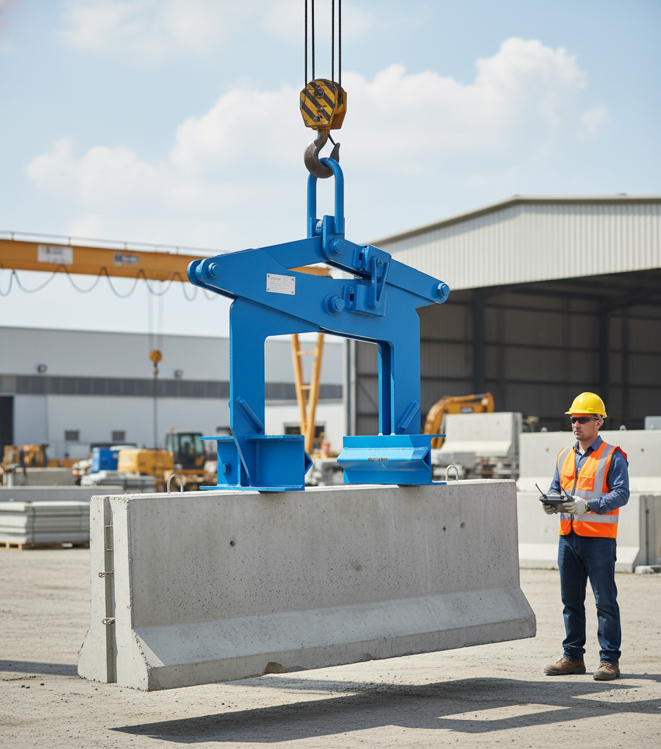 Premium Heavy Duty Lift Tool for Barrier Installation with Automatic Grip Functionality