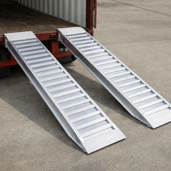 Aluminium Container Ramps – 1000mm x 510mm – 7500kg Capacity – Heavy Machinery Loading