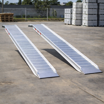 Extra Wide Aluminium Loading Ramps – 4500x400mm – 1250kg Capacity – Vehicle Access