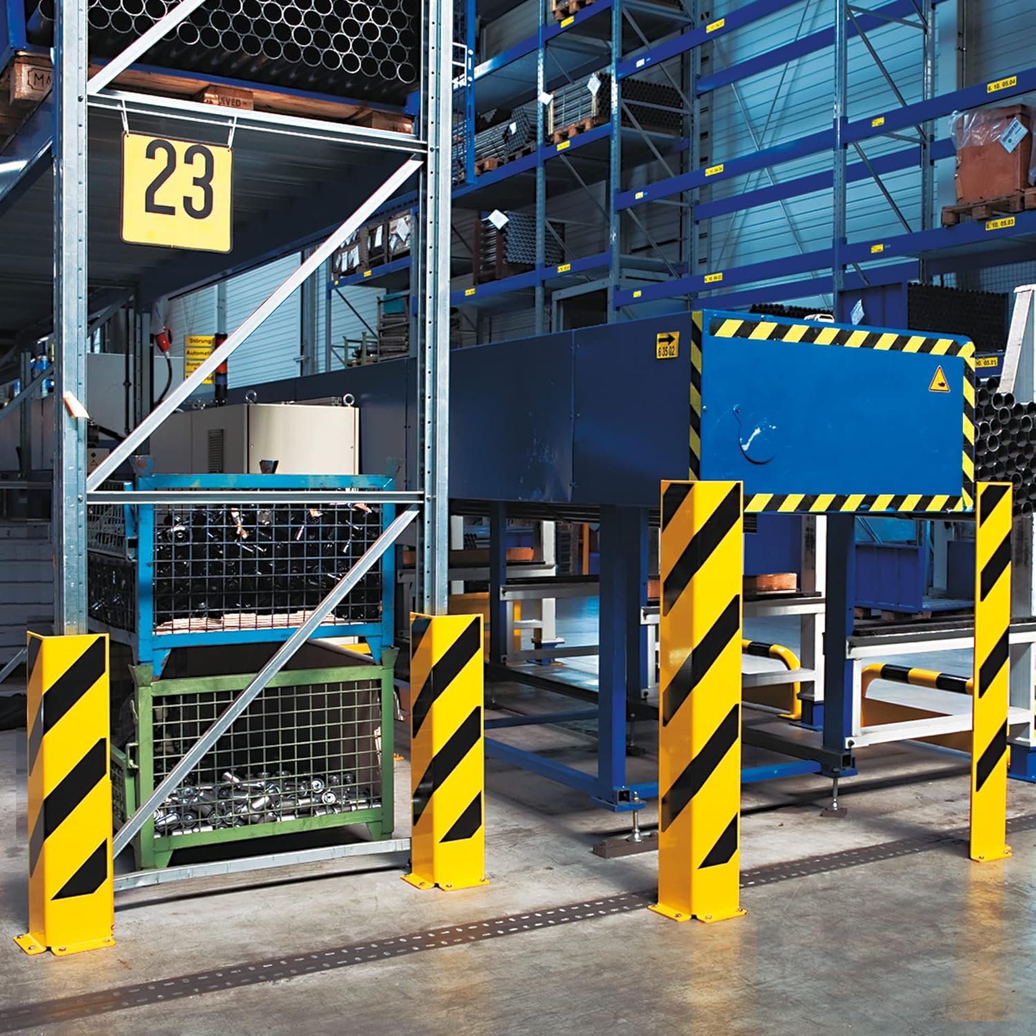 Heavy-Duty Black Bull Pallet Rack Protector