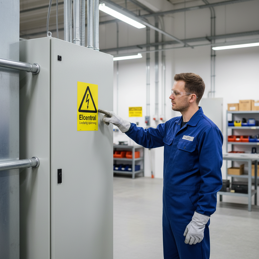 Premium Warning Sign for High Voltage - Available in Multiple Materials and Sizes for Safety and Visibility