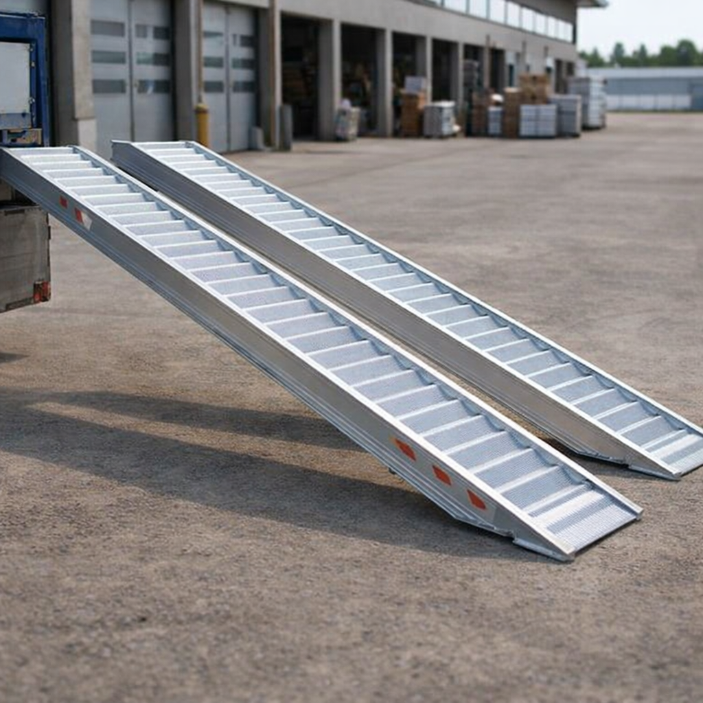 Aluminium Loading Ramps – 2500mm x 580mm – 16000kg Capacity – Industrial Use