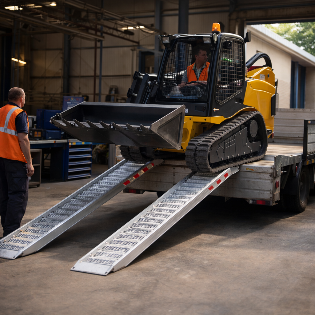 Aluminium Loading Ramps – 2500mm x 510mm – 10000kg Capacity – Industrial Use