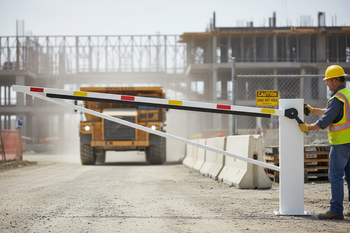 Premium Heavy-Duty Manual Barrier Gate 3.5–5.5 m with Adjustable Width and Anti-Lift Protection