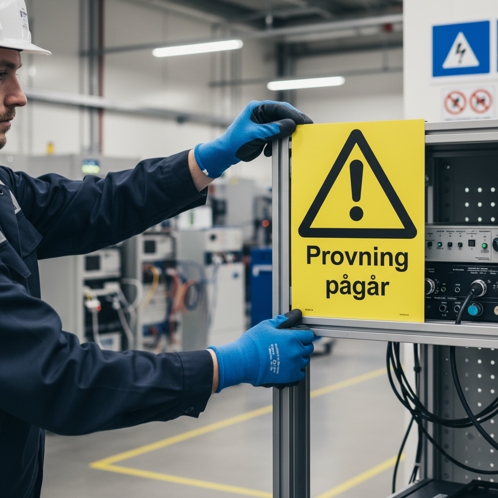 Premium Warning Sign for Risk Awareness - Durable Materials and Easy Installation Options