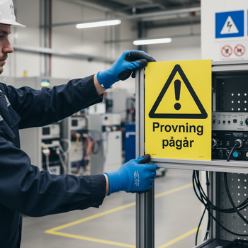 Premium Warning Sign for Risk Awareness - Durable Materials and Easy Installation Options