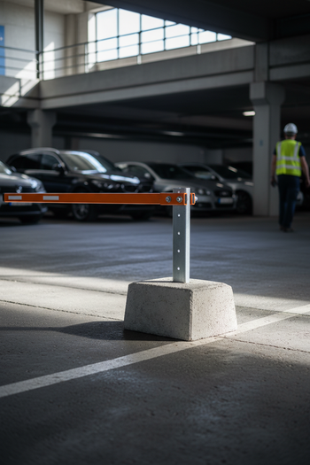 Premium Heavy Duty Concrete Base for Parking Barriers - Quick Installation, Durable, and Versatile Solutions