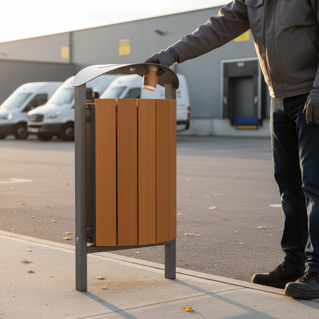 Premium 50L Litter Bin with Eco-Friendly Materials for Urban and Rural Environments | Barriers Co