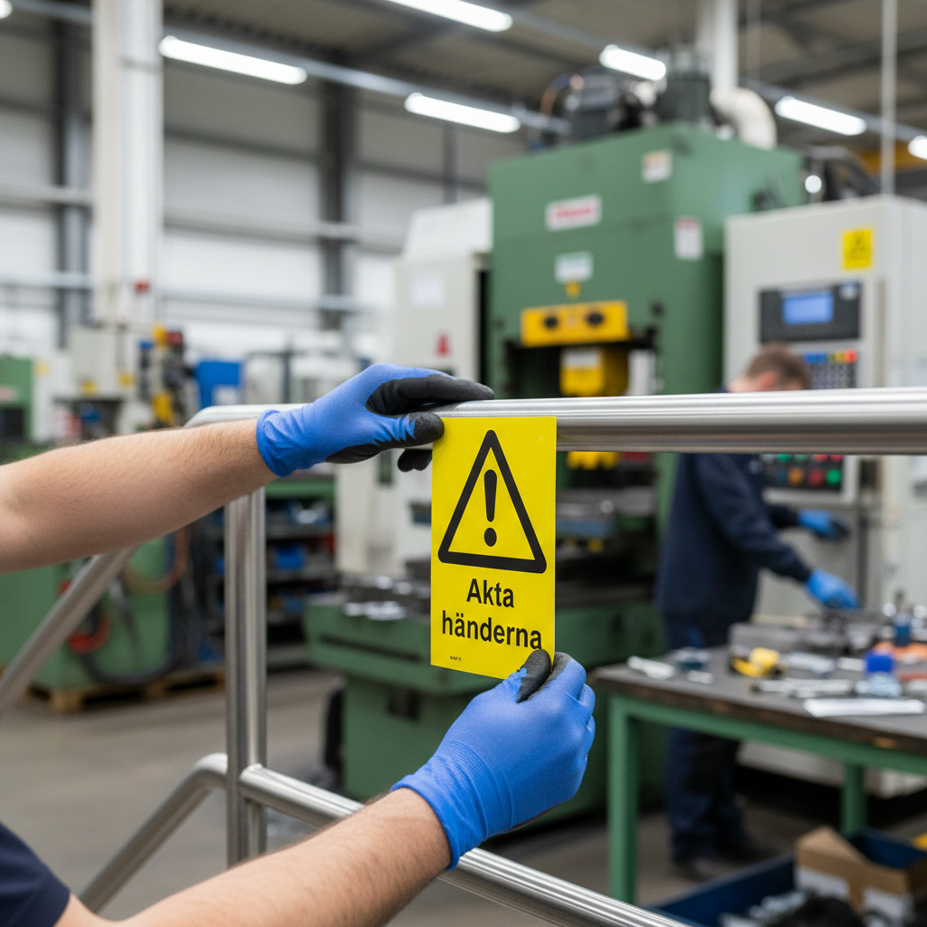 Premium Warning Sign - Risk Awareness with Multiple Mounting Options for Safety Precautions