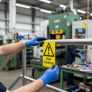 Premium Warning Sign - Risk Awareness with Multiple Mounting Options for Safety Precautions