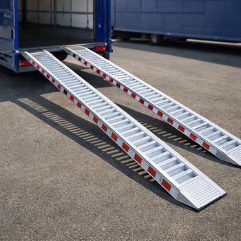 Aluminium Loading Ramps – 3500mm Length x 300mm Width – 1750kg Capacity – Professional Use