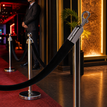 Velour Rope Barrier 25mm for Cinemas & Nightclubs