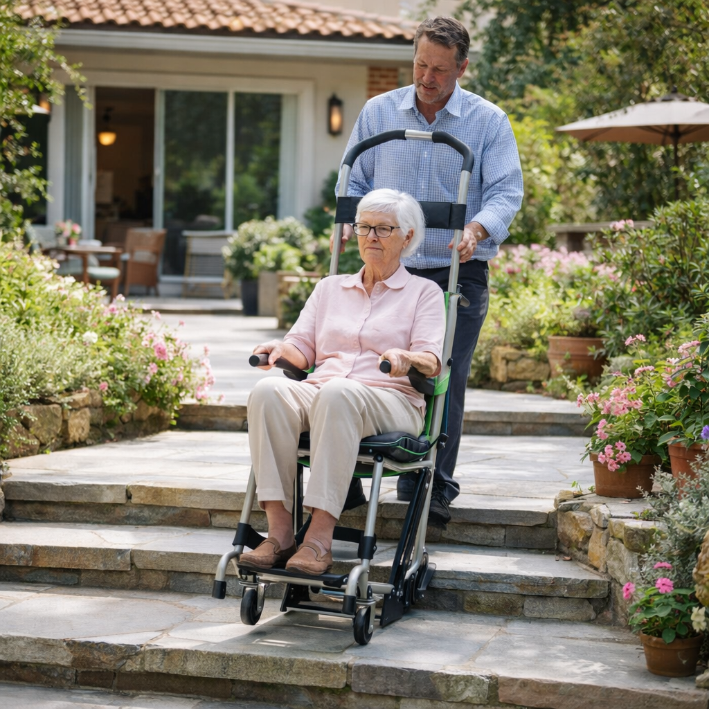 Evacuation Chair – Black – 180kg Capacity – Stair Use