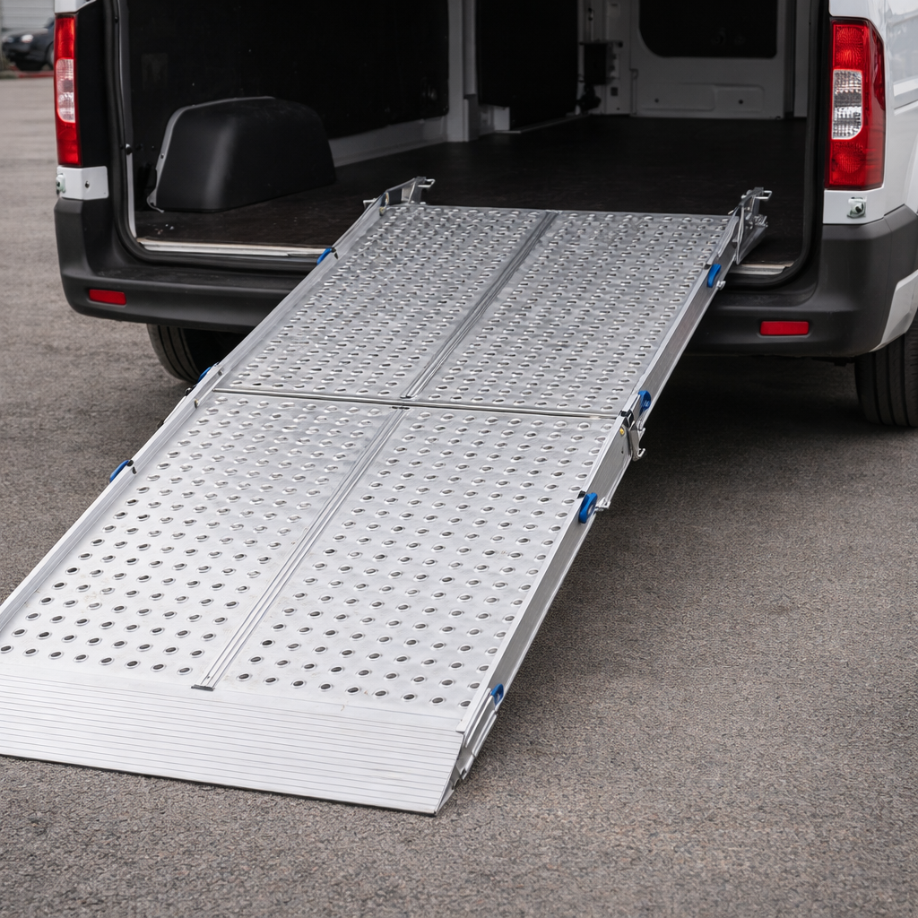 Folding Van Ramp – 900mm Wide – Heavy Duty – Commercial Use