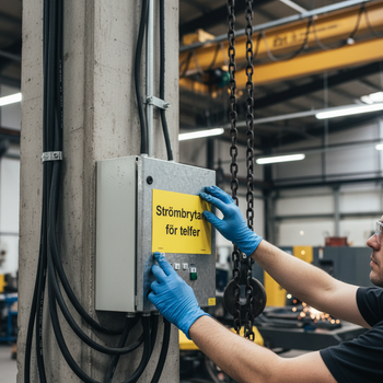 Premium Warning Sign for Switches - Durable Self-Adhesive, Plastic, and Aluminum Options for Safety Awareness