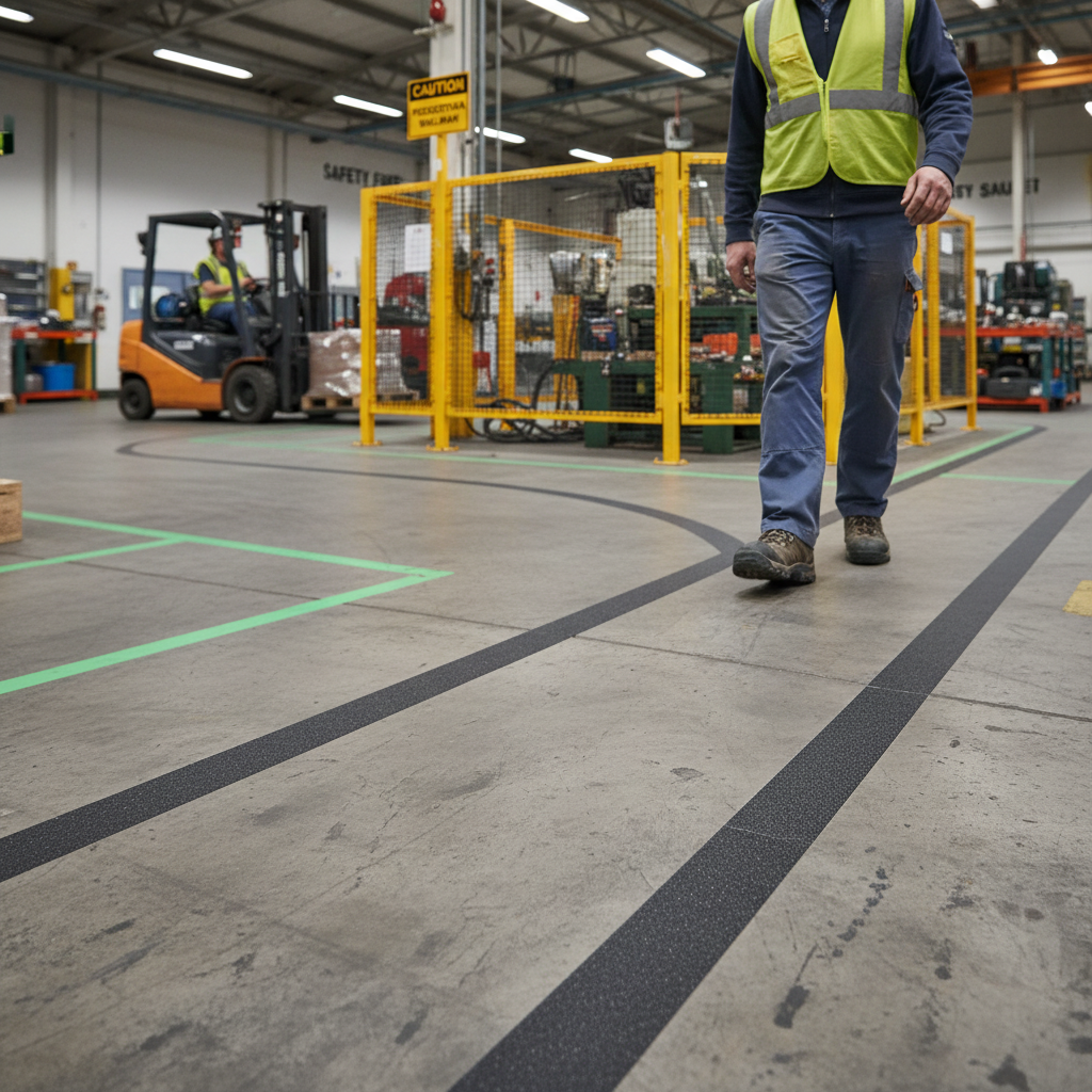 Premium Anti-Slip Tape for Enhanced Traction on Textured Surfaces - Durable Construction with Strong Adhesive Backing