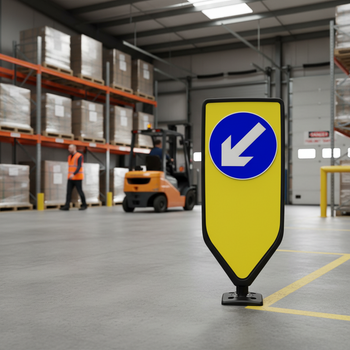 Premium Self-Righting Reflective Traffic Bollard for Enhanced Safety and Visibility