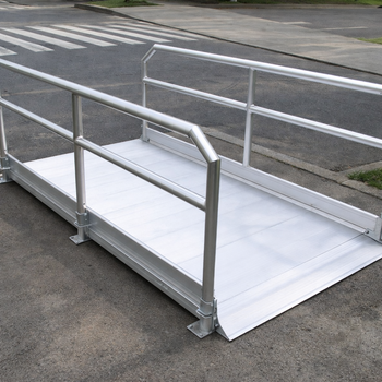 Pedestrian Ramps – 1990mm Long x 1000mm Wide – Handrails – Indoor/Outdoor