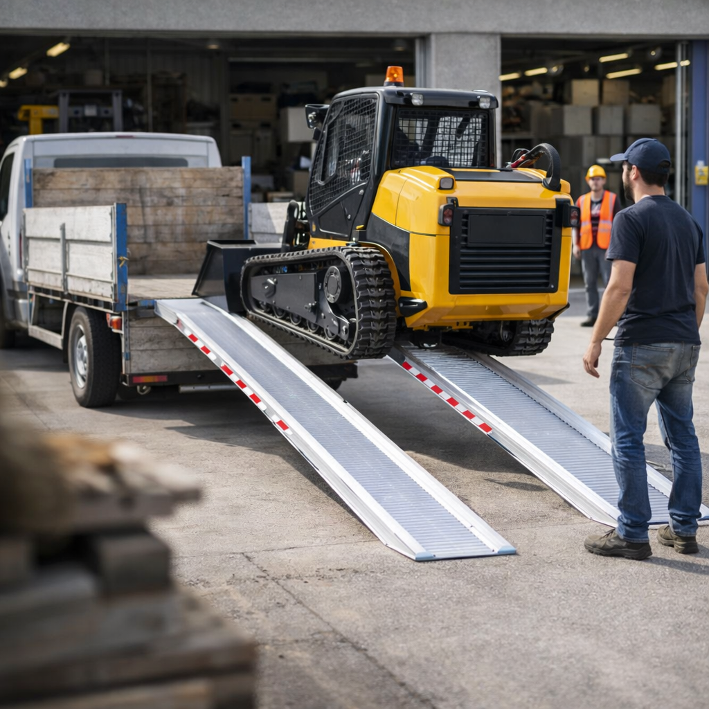 Aluminium Loading Ramps – 3000x460mm – 9000kg Capacity – Industrial Use