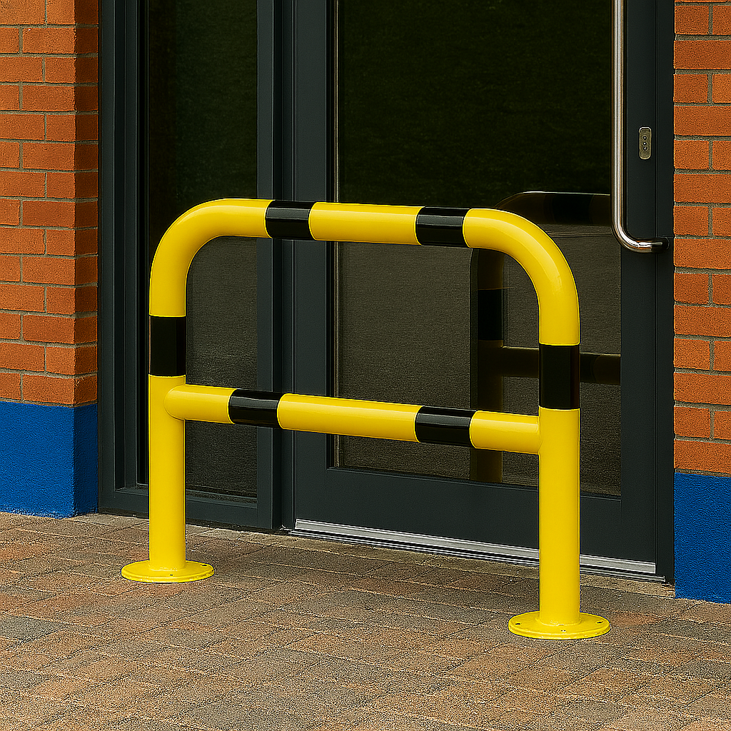 90mm Heavy-Duty U-Shaped Safety Bollard 1