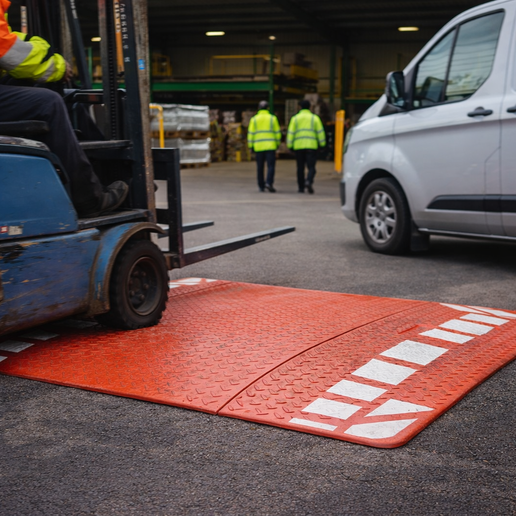 Speed Cushion – Red – 2000mm x 1800mm x 65mm – Traffic Control